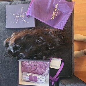 Never worn 14 inch Blonde Mix Luvme Glueless Wig